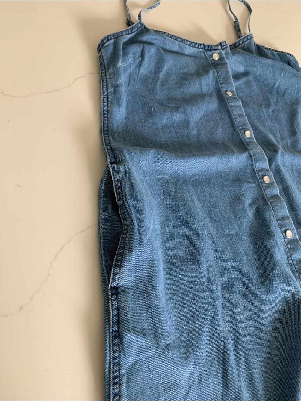 Wilfred Blue Denim Dress - With pockets. - Picture 3 of 4